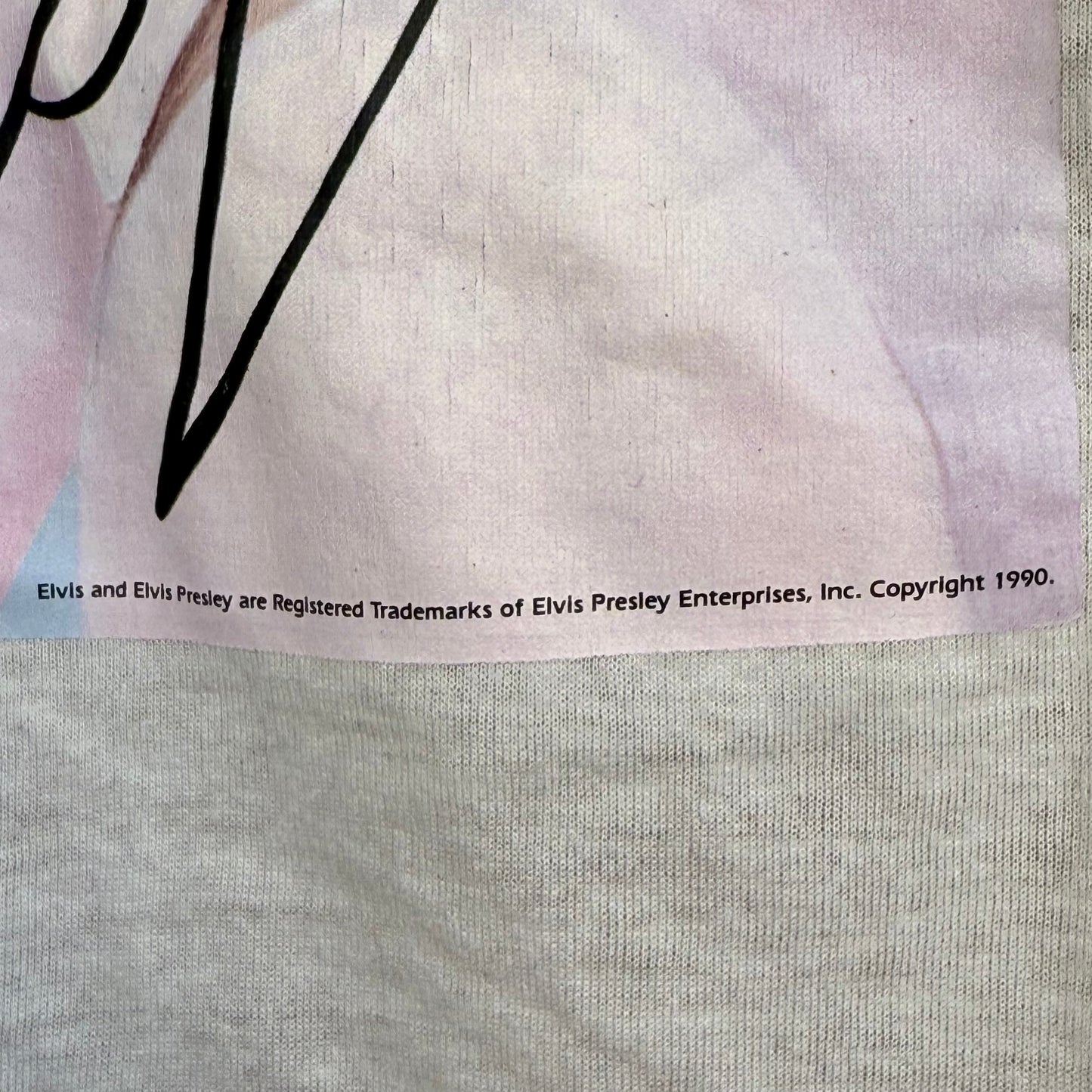 1980s/90s Elvis Presley T-Shirt, Screen Stars Size XL, Fan Art Iron On Transfer