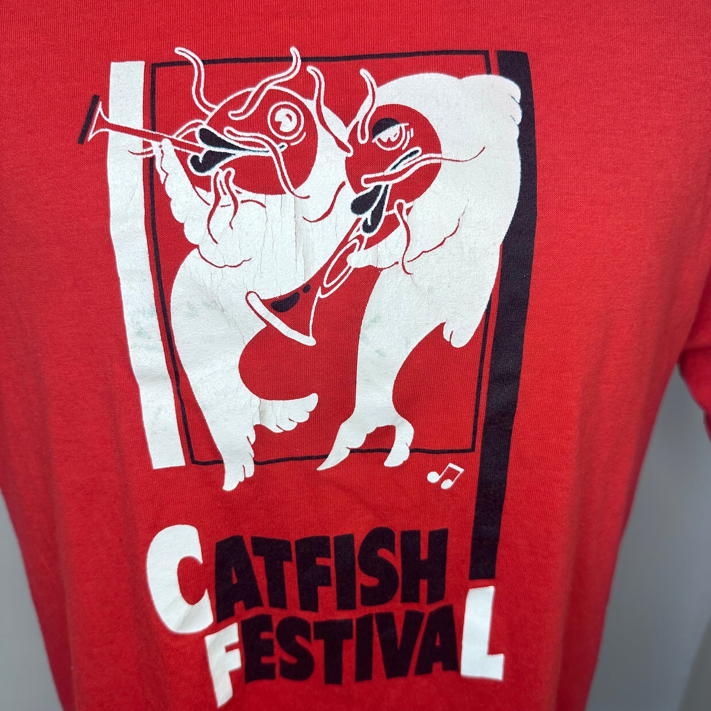 1980s Memphis Catfish Festival T-Shirt, Selec-T Tee Jays Size M/L