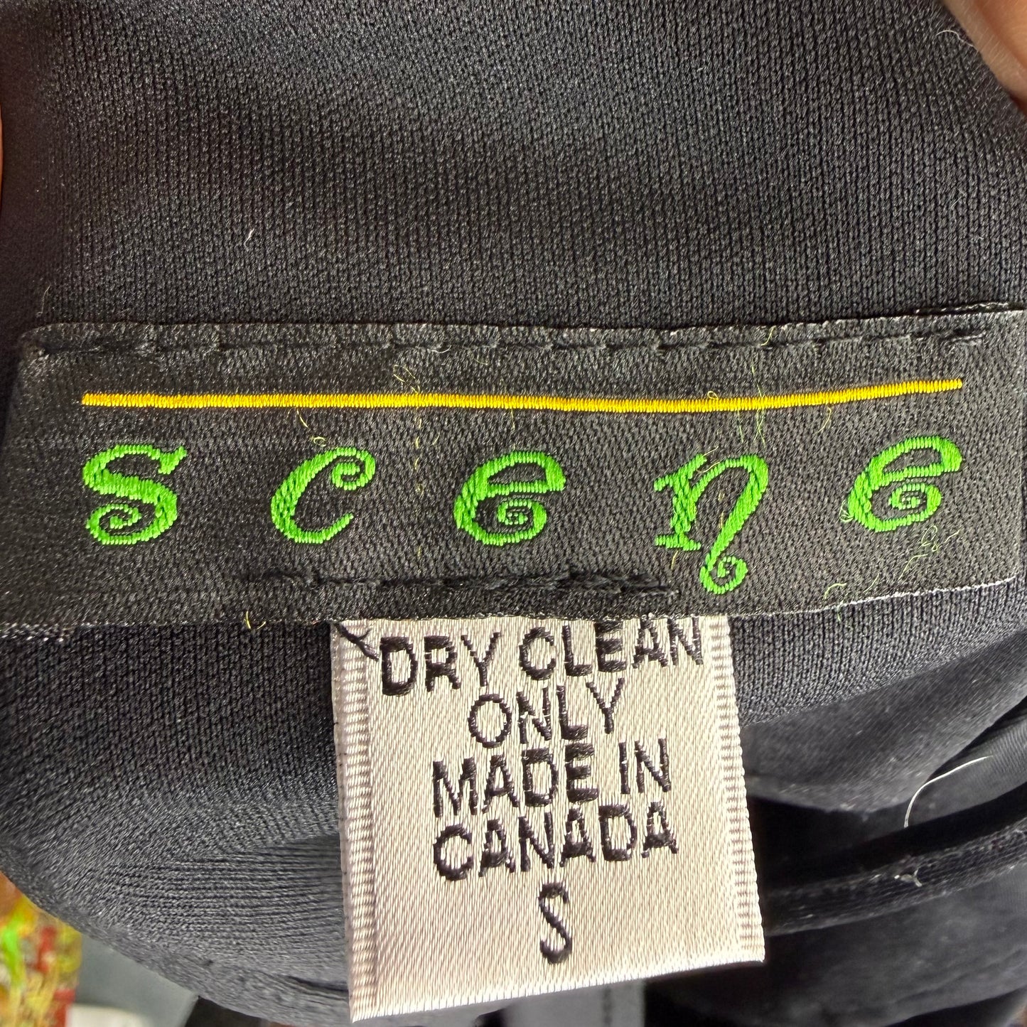 Y2K Black Tank Top with Rhinestones, Scene Size X-Small