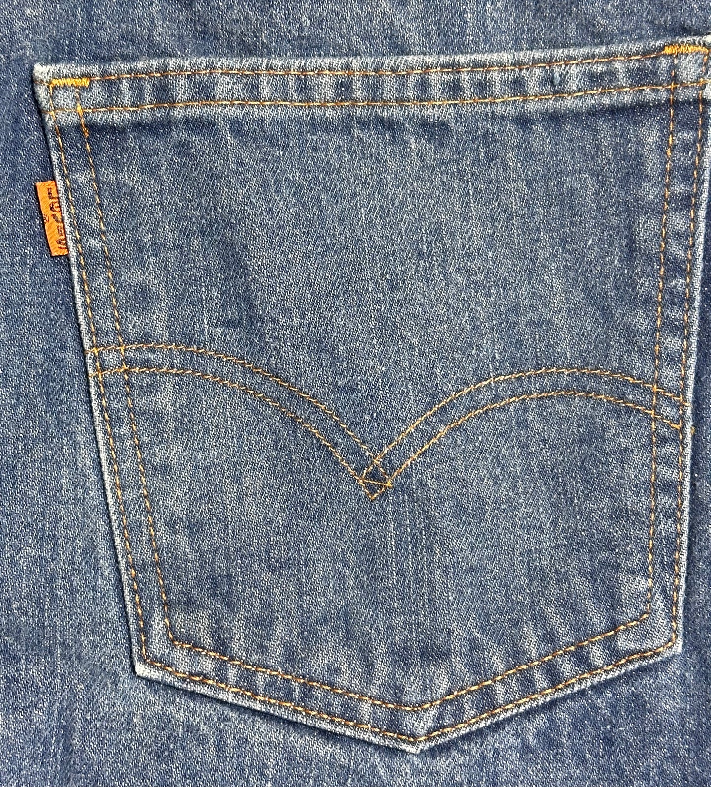 1980s Levi’s Saddleman 517 Jeans, 33.5"x31.5", Orange Tab