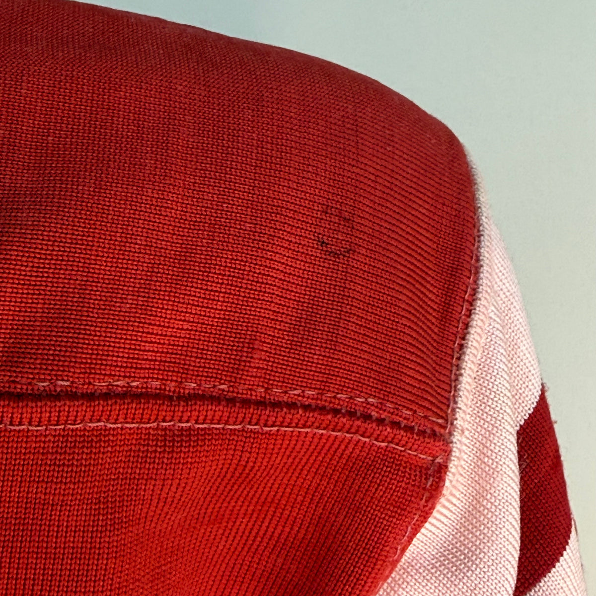 1960s Red Durene Jersey, Size Medium, No 51, Distressed