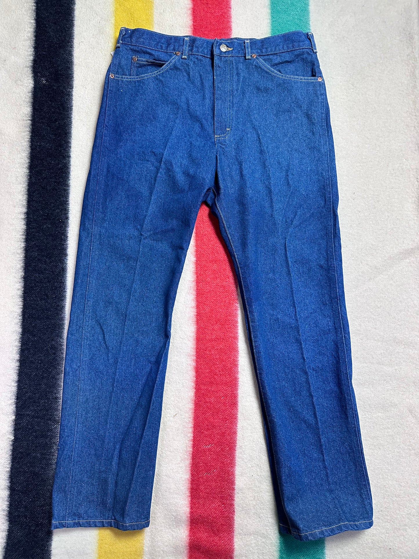 1990s Lee Riders Blue Jeans, 36.5"x32", Deadstock with Tags