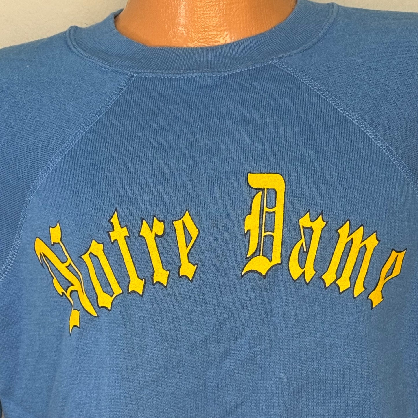 1970s/80s Notre Dame Sweatshirt, Champion Size Medium