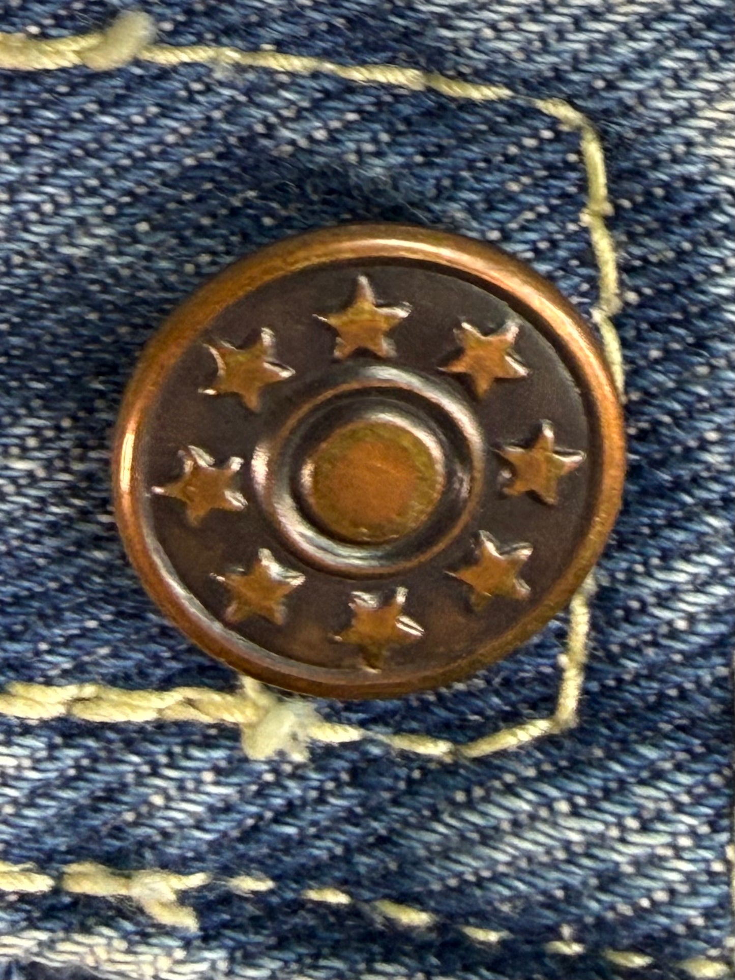 1970s Blue Jeans, High Rise, Straight Leg, Best Made Togs Size 0, 25.5"x30.25"