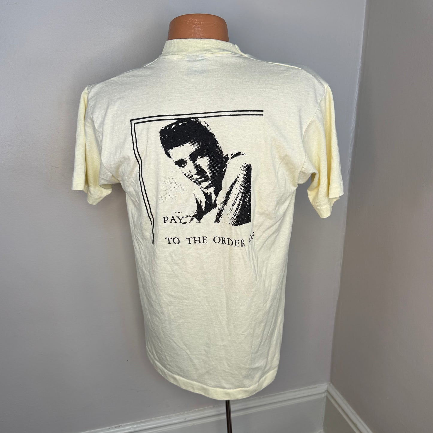 1980s Elvis Presley Music Check T-Shirt, Screen Stars Best Size M/L, Chuck Taylor Enterprises