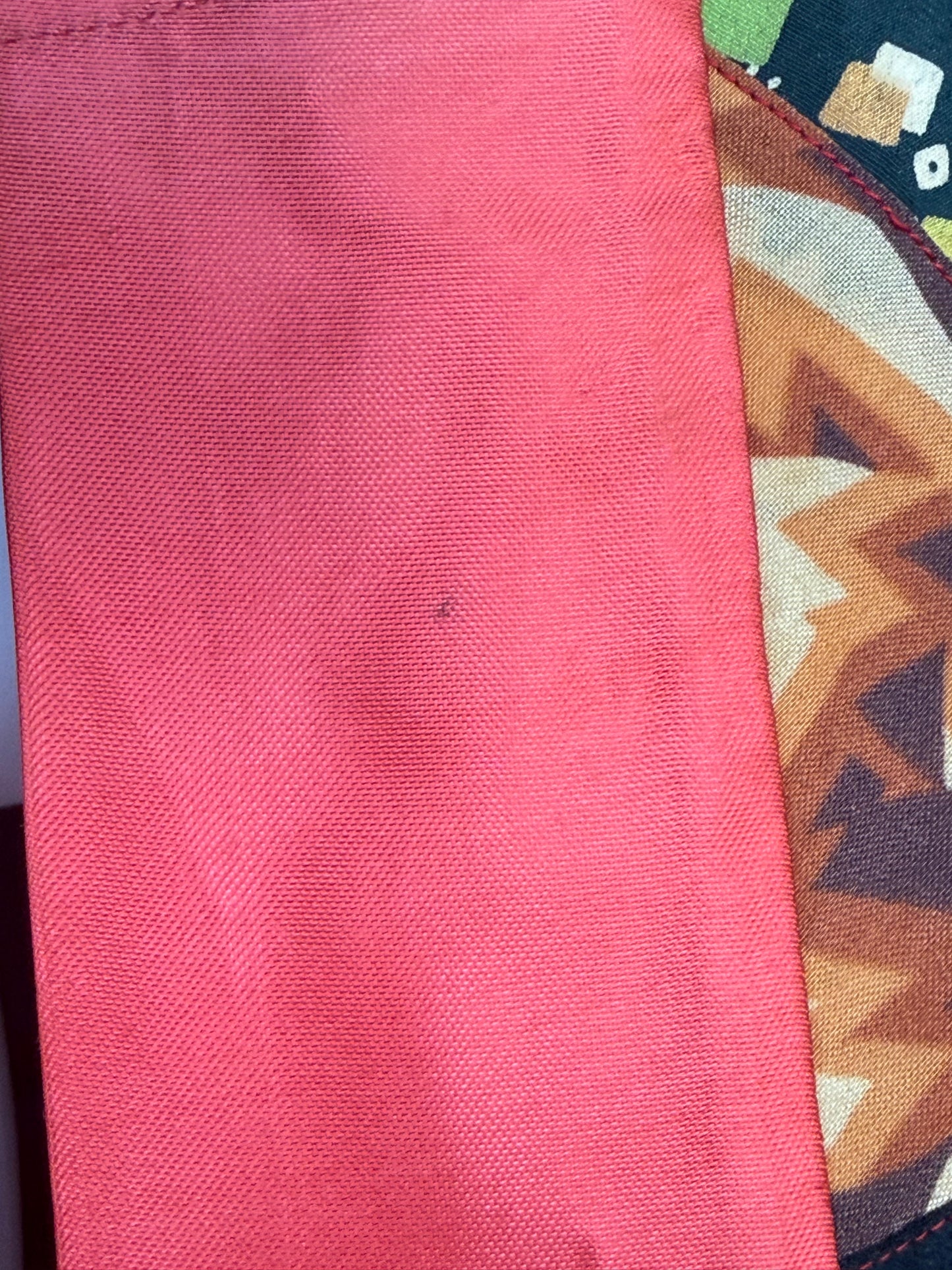 1920s/30s Patchwork Crazy Quilt Robe, Handmade Size XS-Small, Belt with Fringe Trim