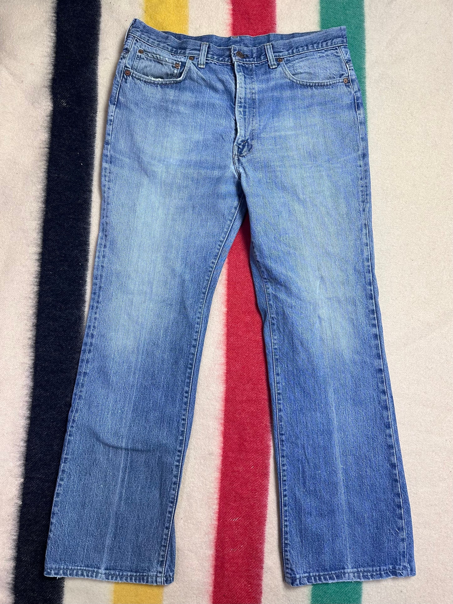 1970s Levi’s Jeans, 36"x32", Red Tab, Boot Cut