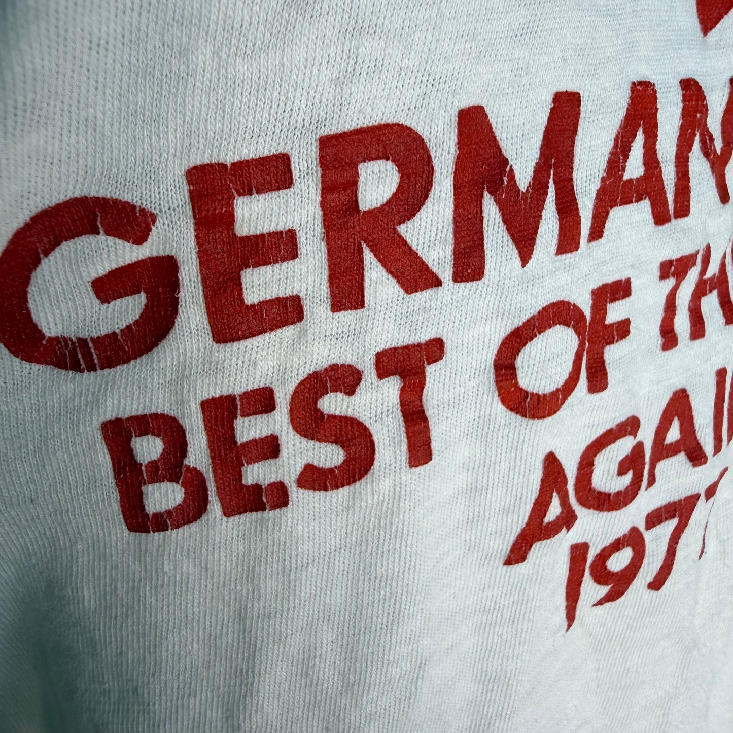 1970s Germantown High School Devils T-Shirt, Best of the Preps Again 1977, Hanes Size S/M