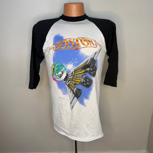 1980s Boston Concert T-Shirt, Third Stage U.S. Tour 1987, Spring Ford Size Medium