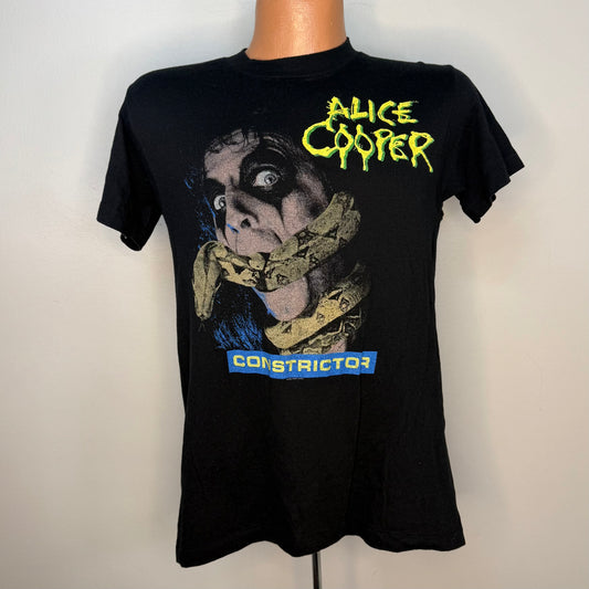 1980s Alice Cooper Constrictor Concert T-Shirt, Tour 86 87, Ched Size Medium
