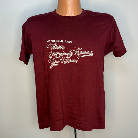 1980s Colonial Acres East Memphis T-Shirt, Where Everybody Knows Your Name, Size Medium