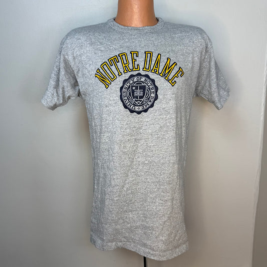 1980s University of Notre Dame T-Shirt, Champion Size Medium