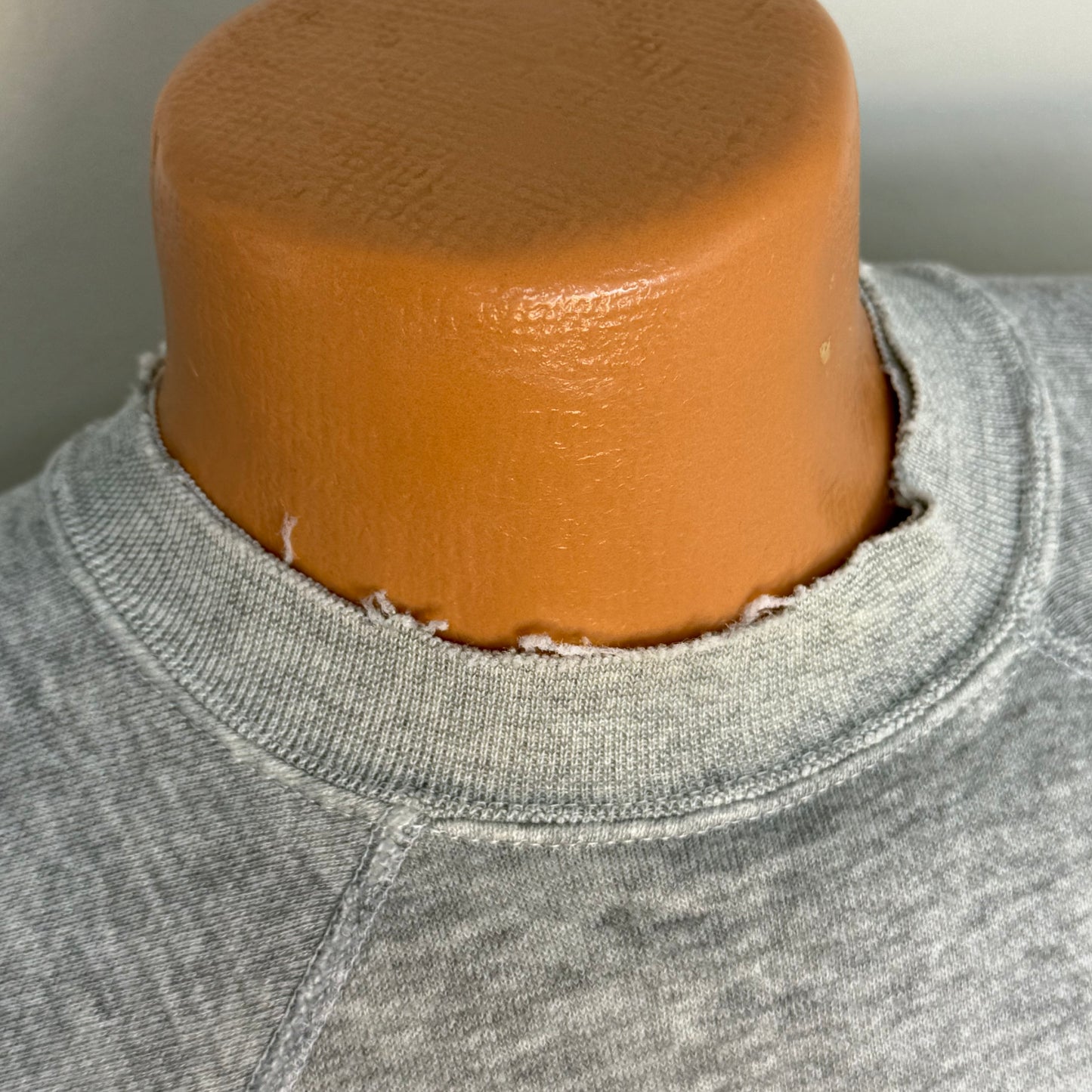 1970s Duke University Short Sleeve Sweatshirt, Velva Sheen Size Medium-Large, Distressed