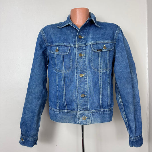 1970s Lee 101J Denim Jacket, 42 Long, Size Medium