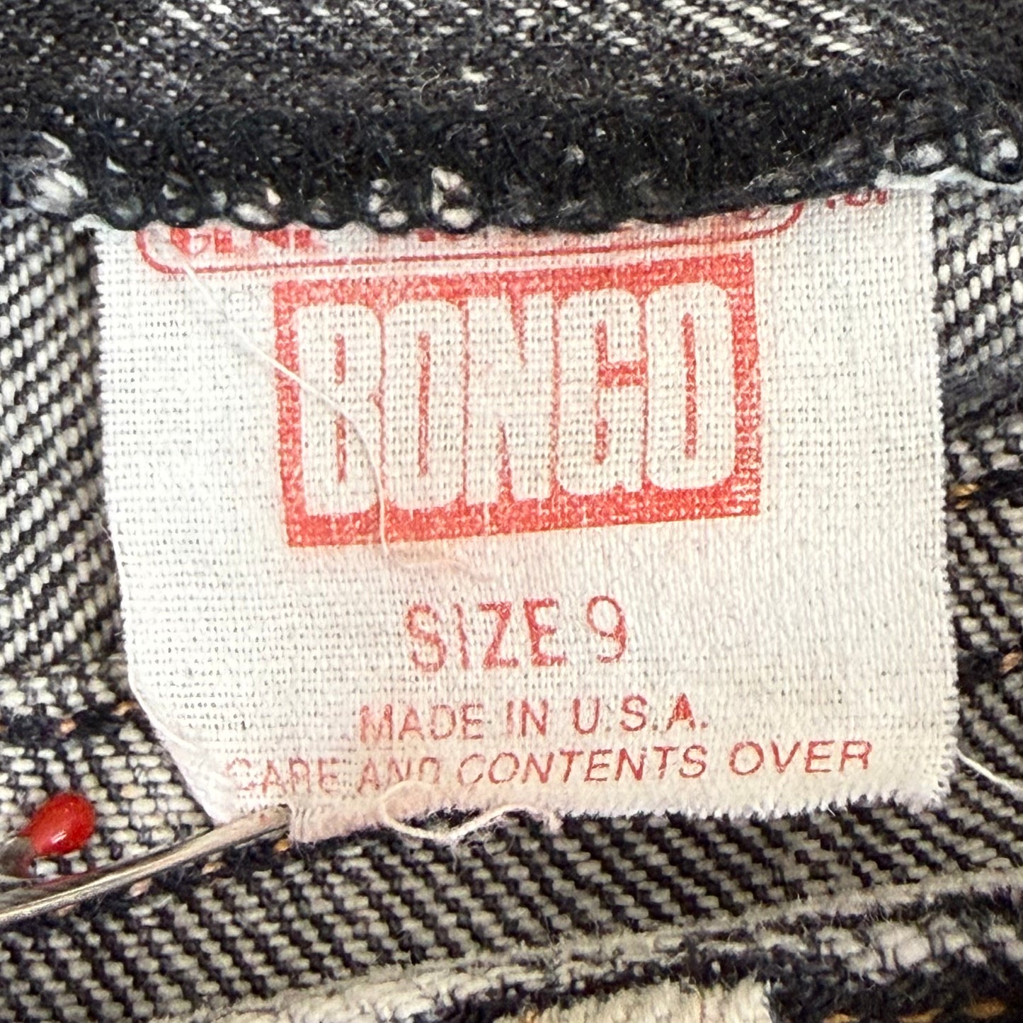 1980s Women's Black Acid Wash Jeans, High Rise Cut Off Shorts, Bongo, 26" Waist