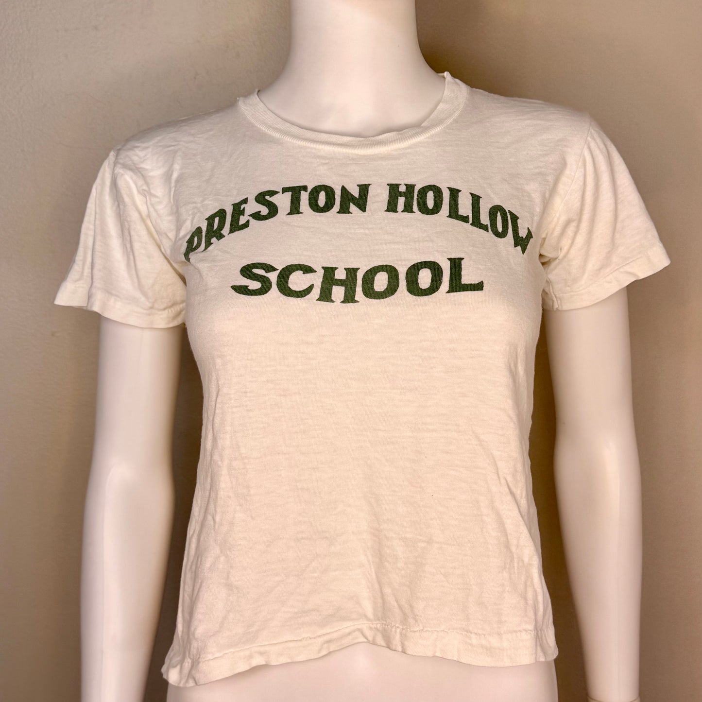 1960s Preston Hollow School T-Shirt, Sunbound, Youth Size 10/12, Adult Size XS