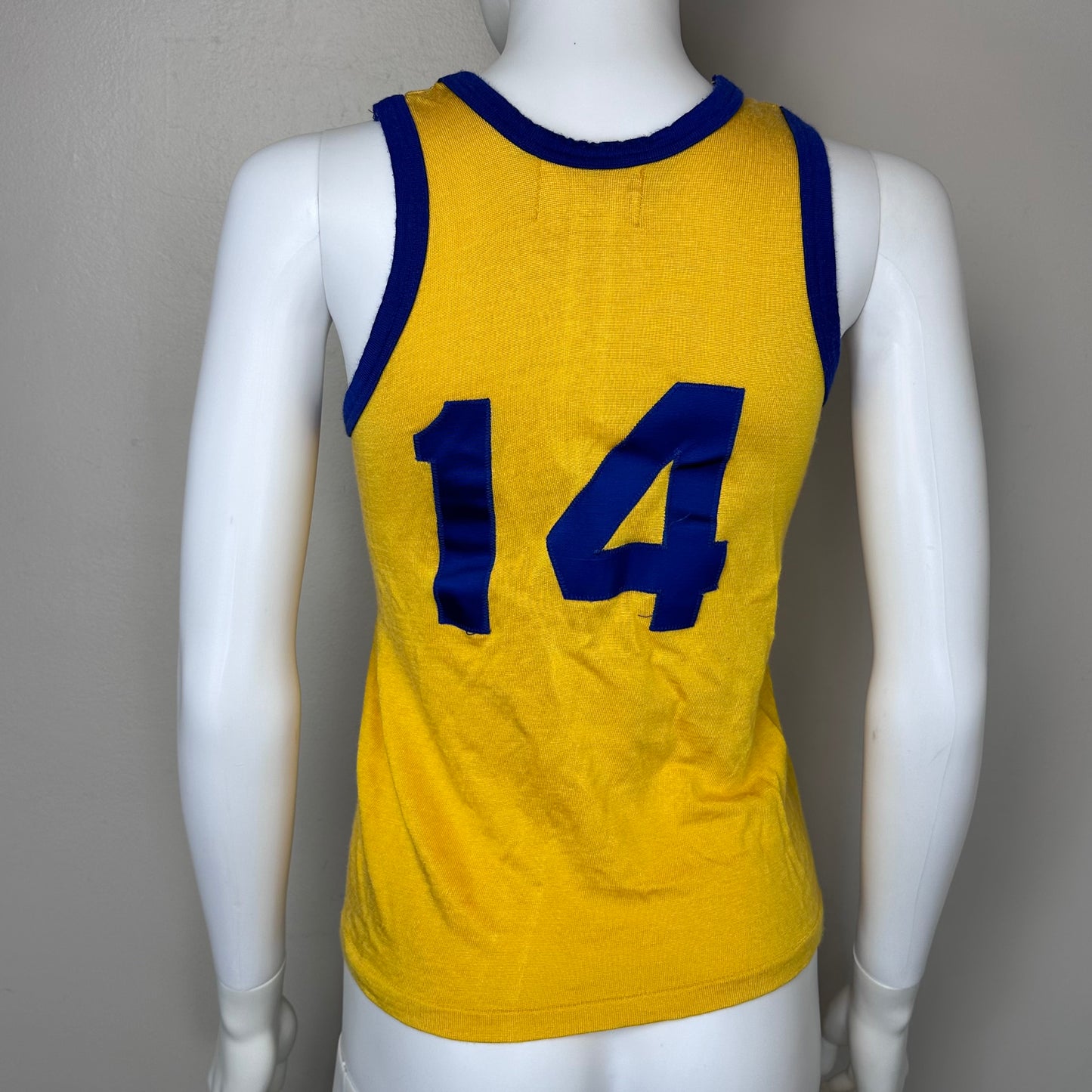 1970s ECS Basketball Jersey, Rawlings Size Youth Large/Adult XS-S, Memphis School