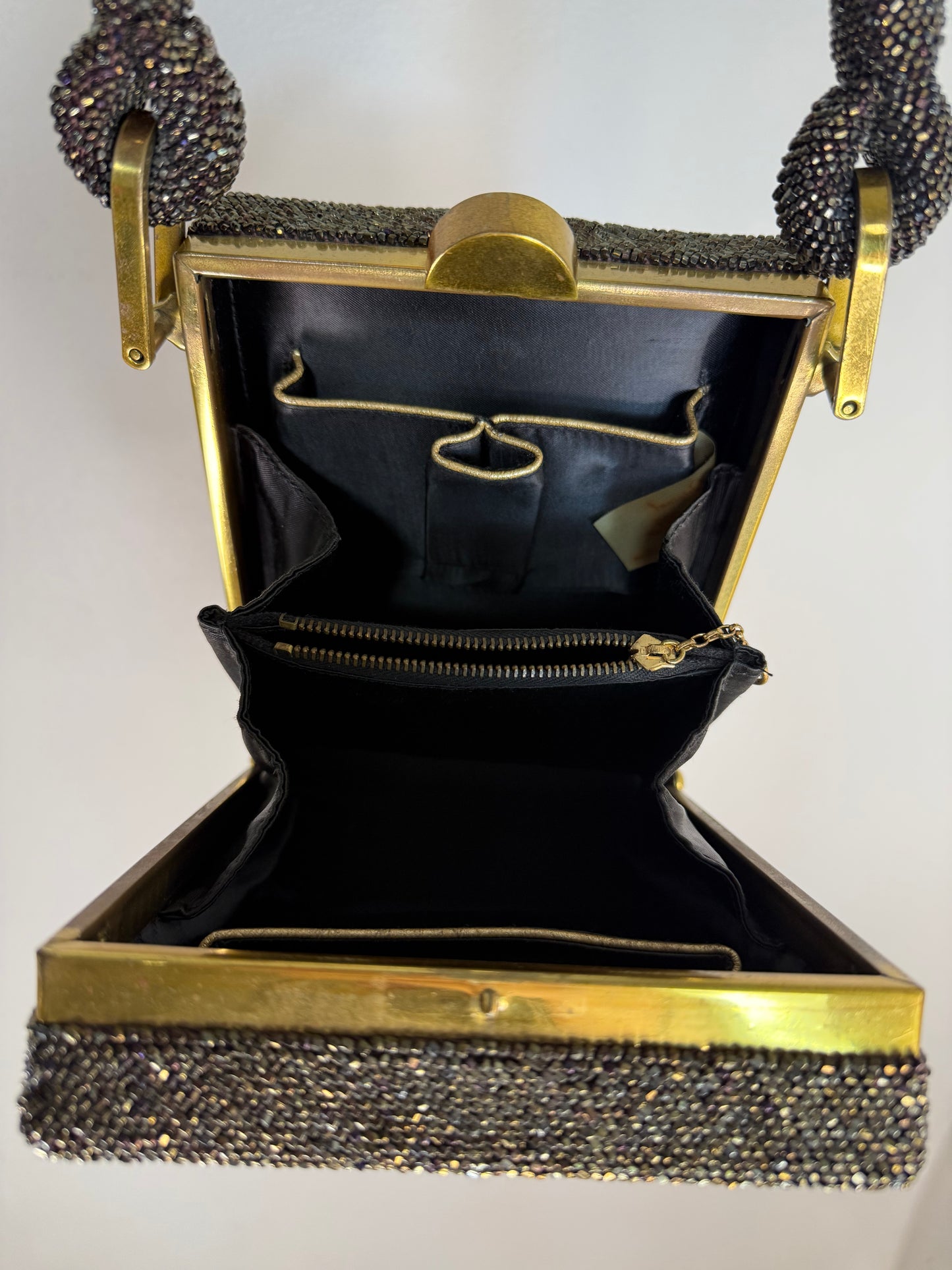 1940s/50s Beaded Box Purse, An Original Fre- Mor Creation Handbag