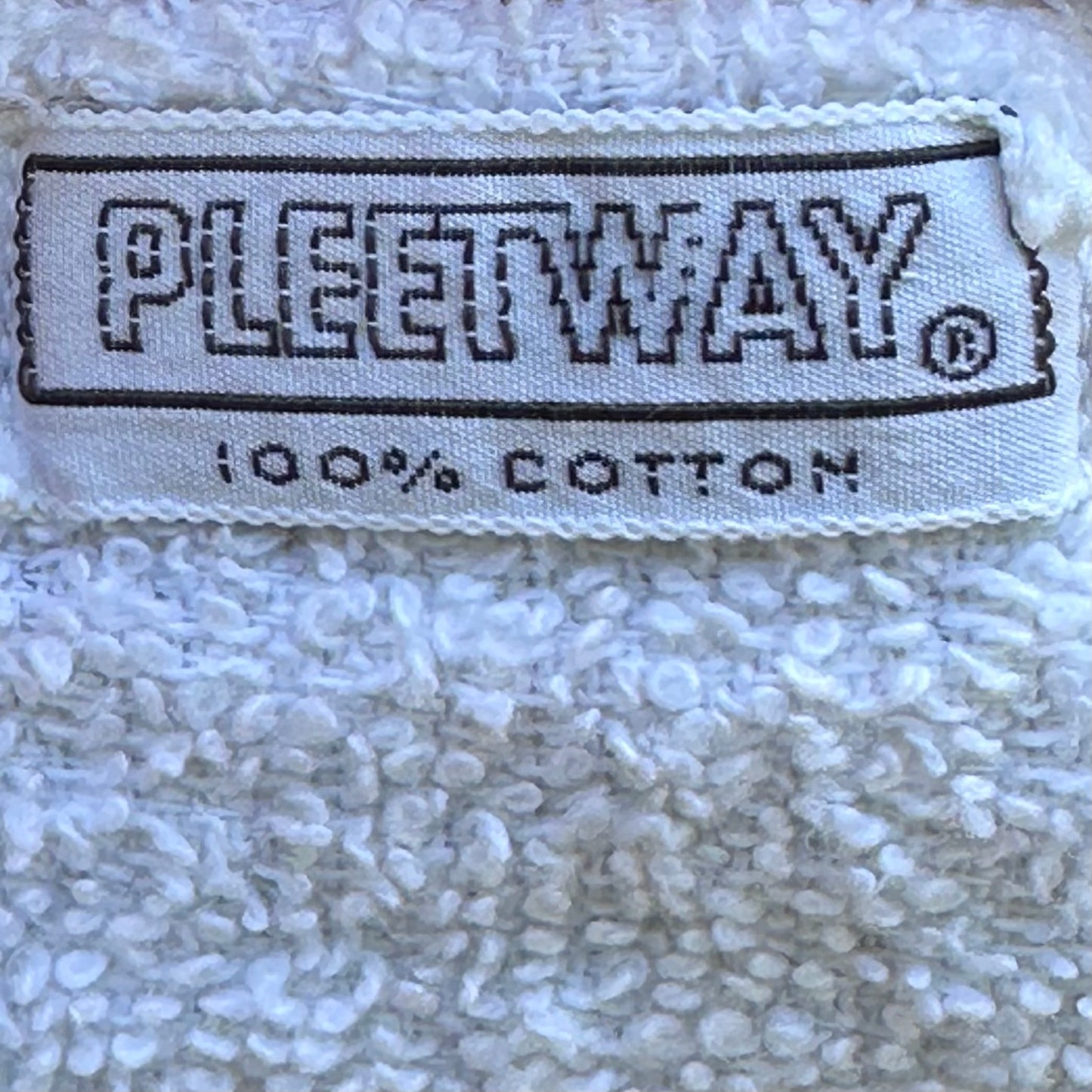 1960s Pleetway Towel Lined Striped Beach Kilt, Swimsuit Cover Up, Terrycloth Wrap