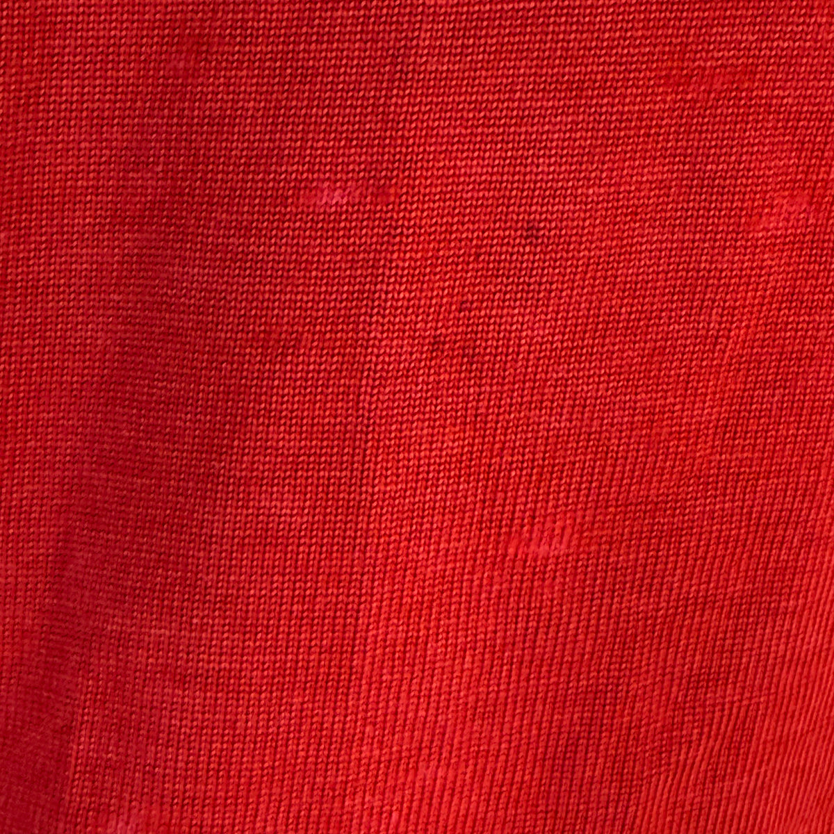 1960s Red Durene Jersey, Action-Tailored by Rawlings Size 44, No 28, Distressed