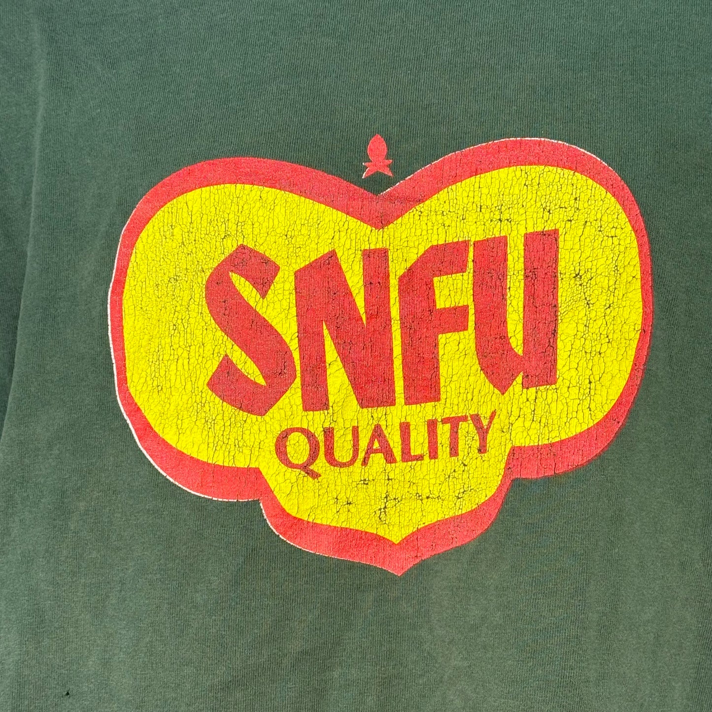 1990s SNFU T-Shirt, Epitaph Records, Fruit of the Loom Size XL, Canadian Skate Punk Hardcore