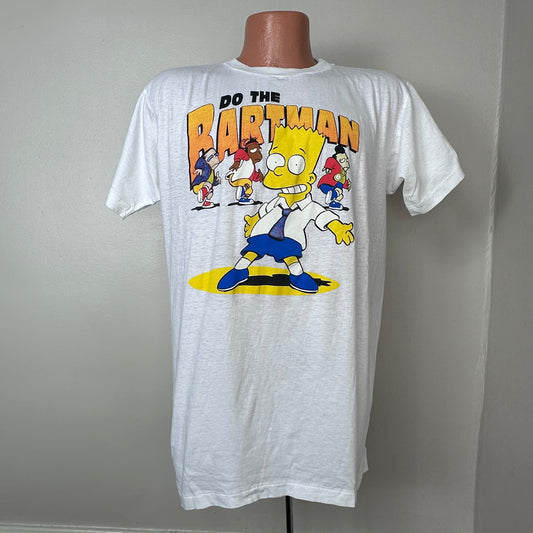 1990s Do the Bartman T-Shirt, SJM Size Large, Bart Simpson, Simpsons Sing the Blues