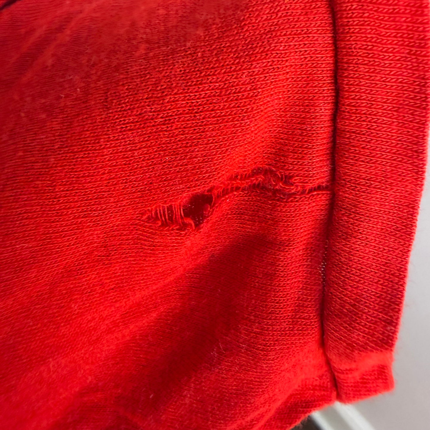 1970s/80s Gilley’s T-Shirt, Pasadena Texas, Baseball Tee, Red Raglan Sleeves, Vogel Mills & Mfg Size Medium, Urban Cowboy, Distressed