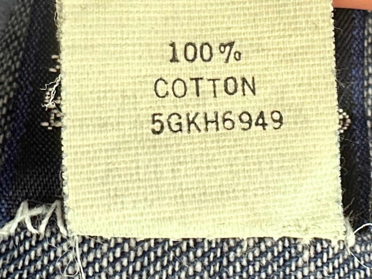 1980s Denim Western Shirt, Wrangler Size Large