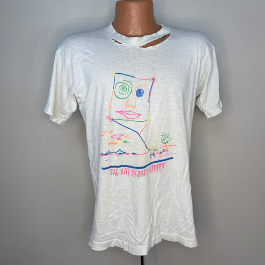 1980s John Lennon The Kite T-Shirt, Distressed, Fruit of the Loom Size Large