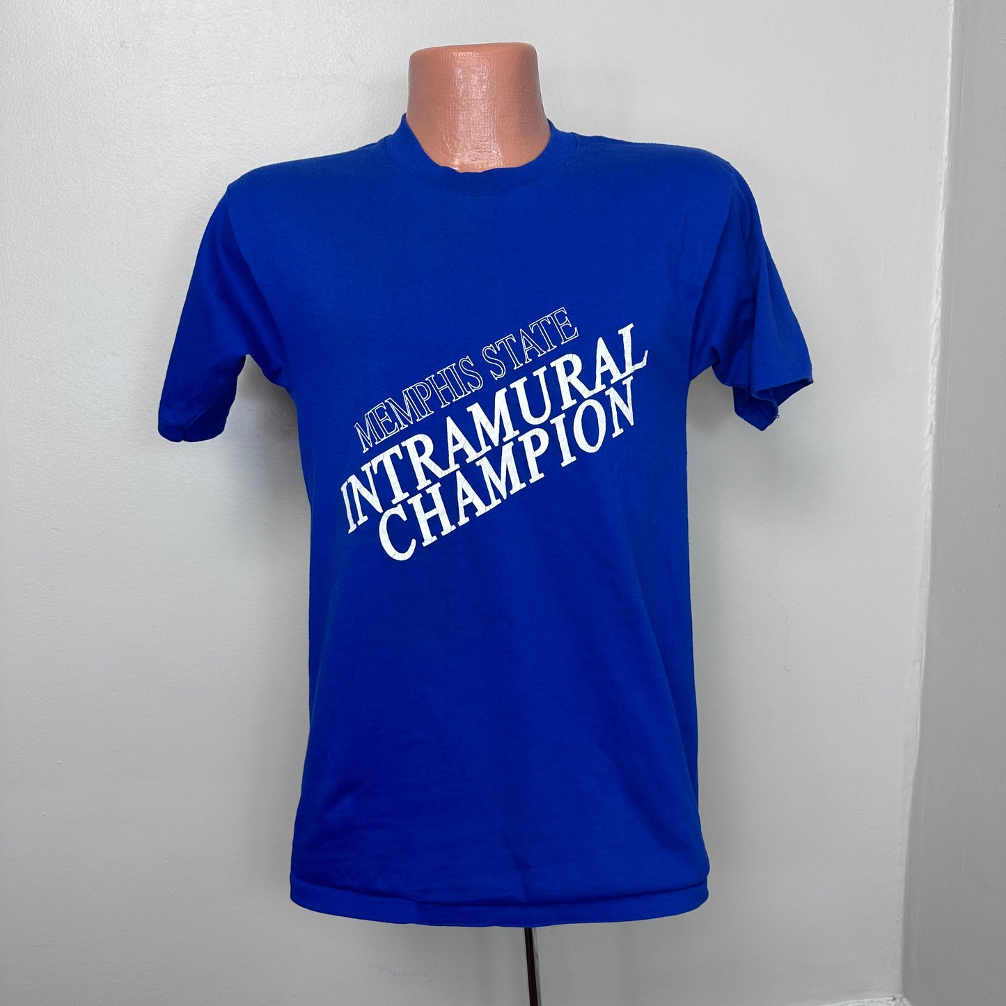 1980s Memphis State University Intramural Champion T-Shirt, Healthknit Size Small