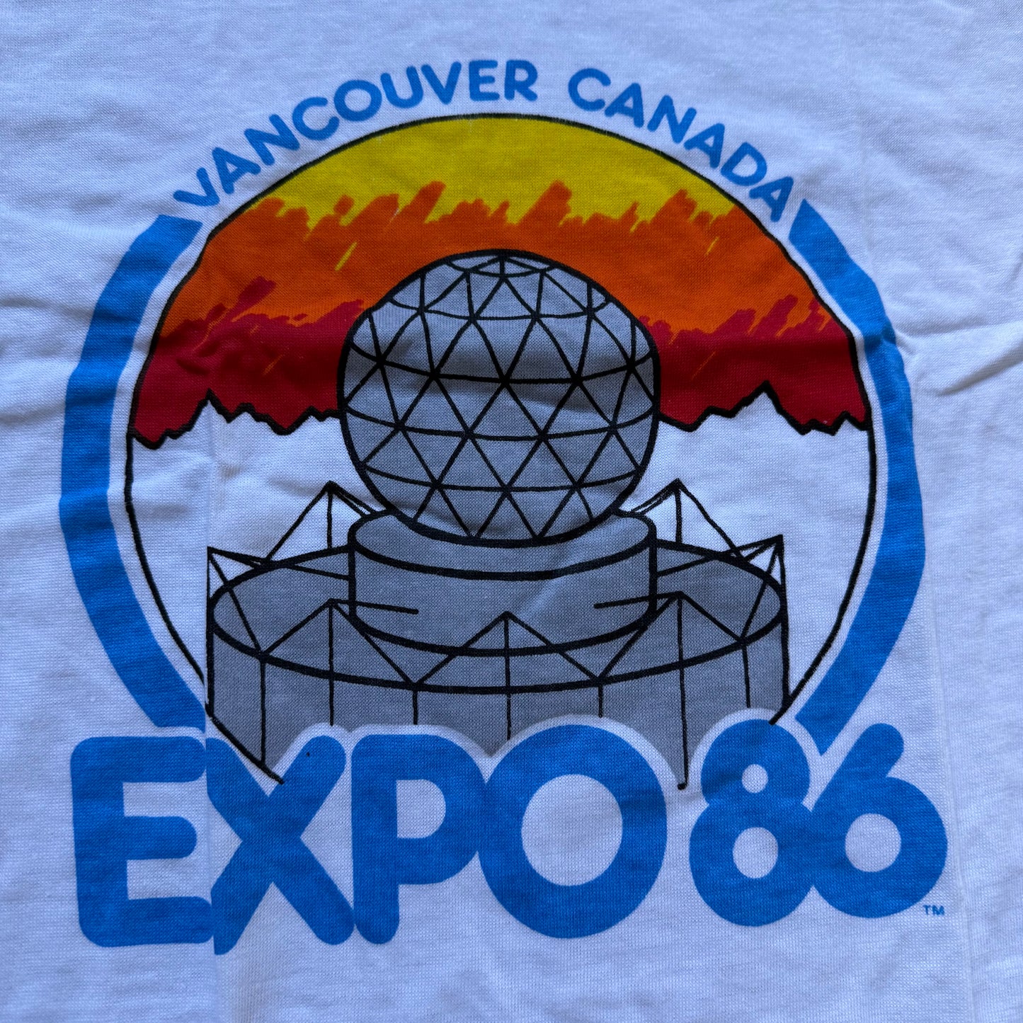 1980s Vancouver Canada Expo 86 T-Shirt, Official Expo 86 Souvenir Size Small, New in Package