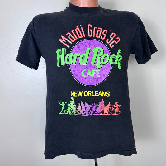 1990s Mardi Gras 92 Hard Rock Cafe New Orleans T-Shirt, Size Small