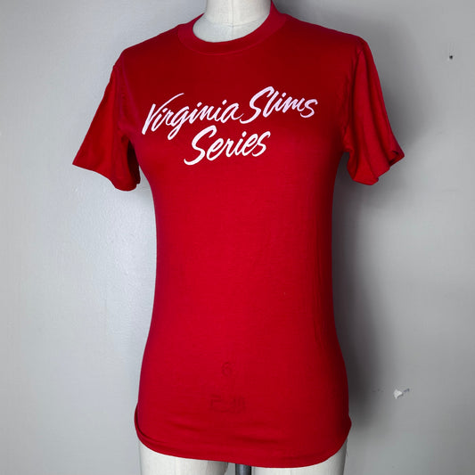 1980s Virginia Slims Series T-Shirt, Tennis, Virginia Slims Collection Size X-Small