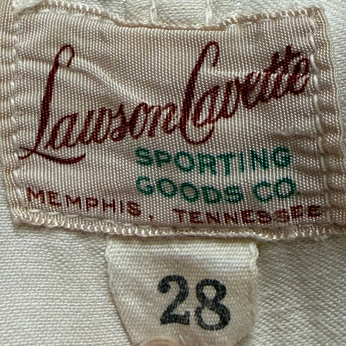 1940s White and Blue Satin Athletic Shorts, Belt, Padded Hips, Lawson Cavette Sporting Goods, Basketball? Boxing?