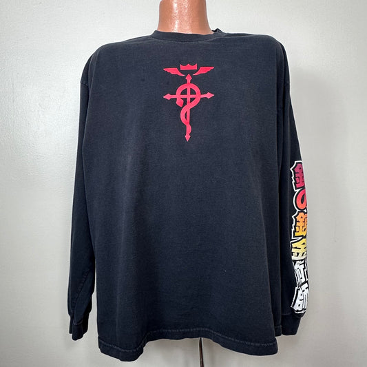 Y2K Fullmetal Alchemist Long Sleeve T-Shirt, 2004, Japanese Manga