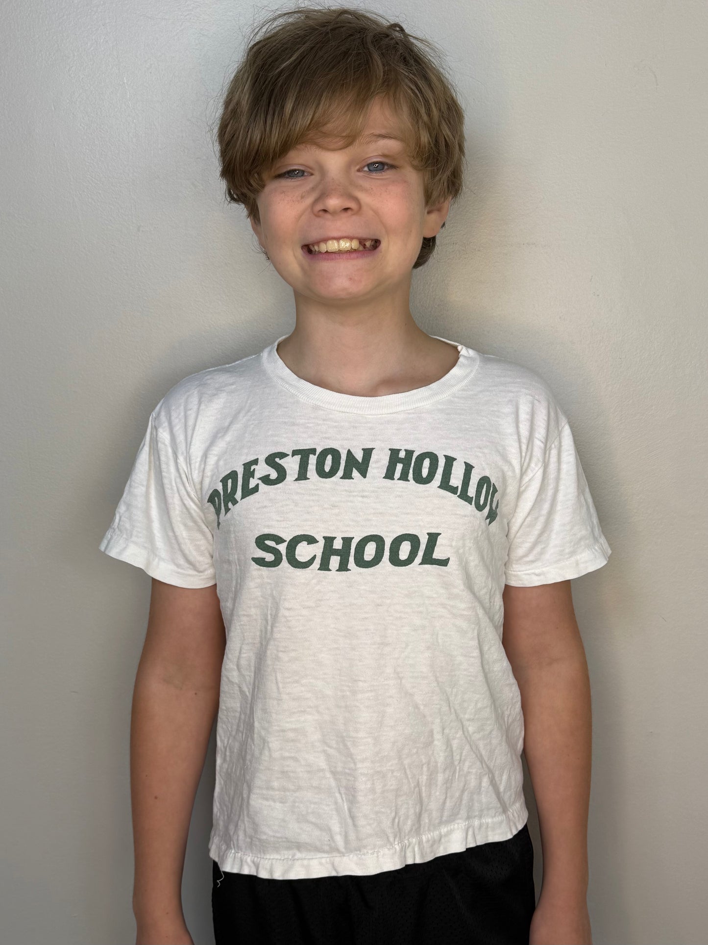 1960s Preston Hollow School T-Shirt, Sunbound, Youth Size 10/12, Adult Size XS