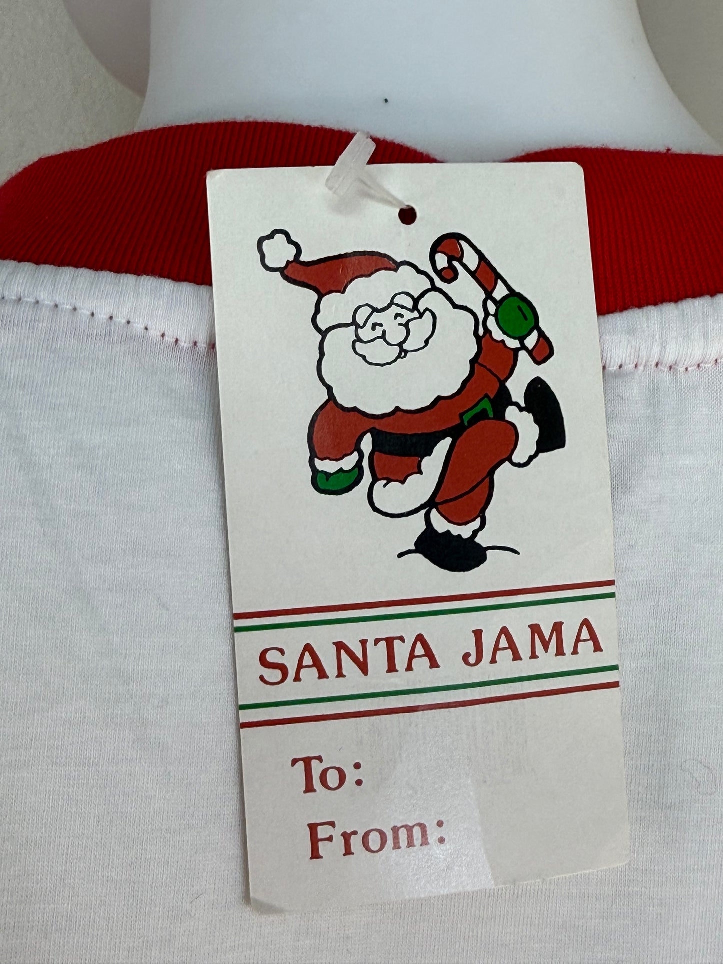 1990s Christmas T-Shirt Nightgown, Santa Jama, Oh What A Night, Santa Claus Nite Shirt, One Size