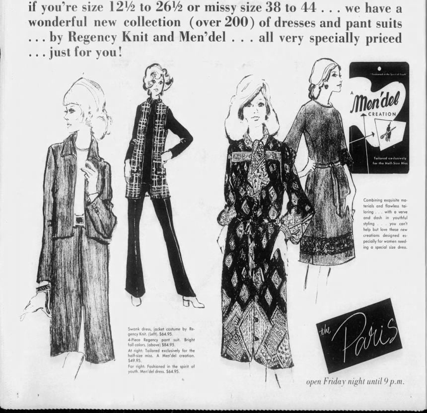 1960s/70s Polka Dot Dress with Pussy Bow Neck, A Mendel Creation Size XL