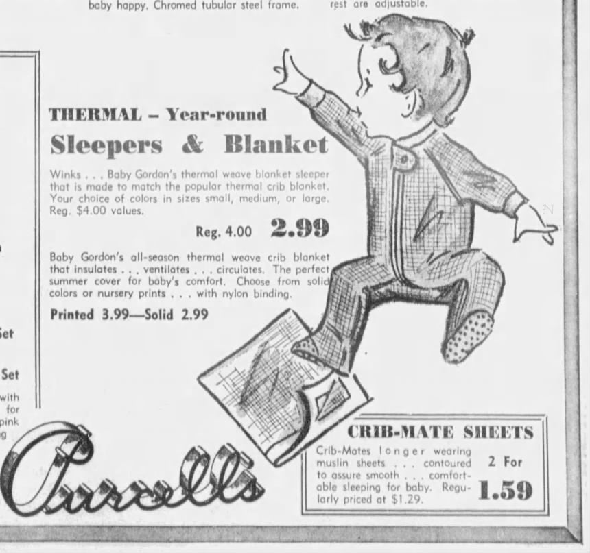 1960s Baby Gordon Thermal Weave Crib Blanket with Satin Binding, Pastel Yellow Cotton, New in Package