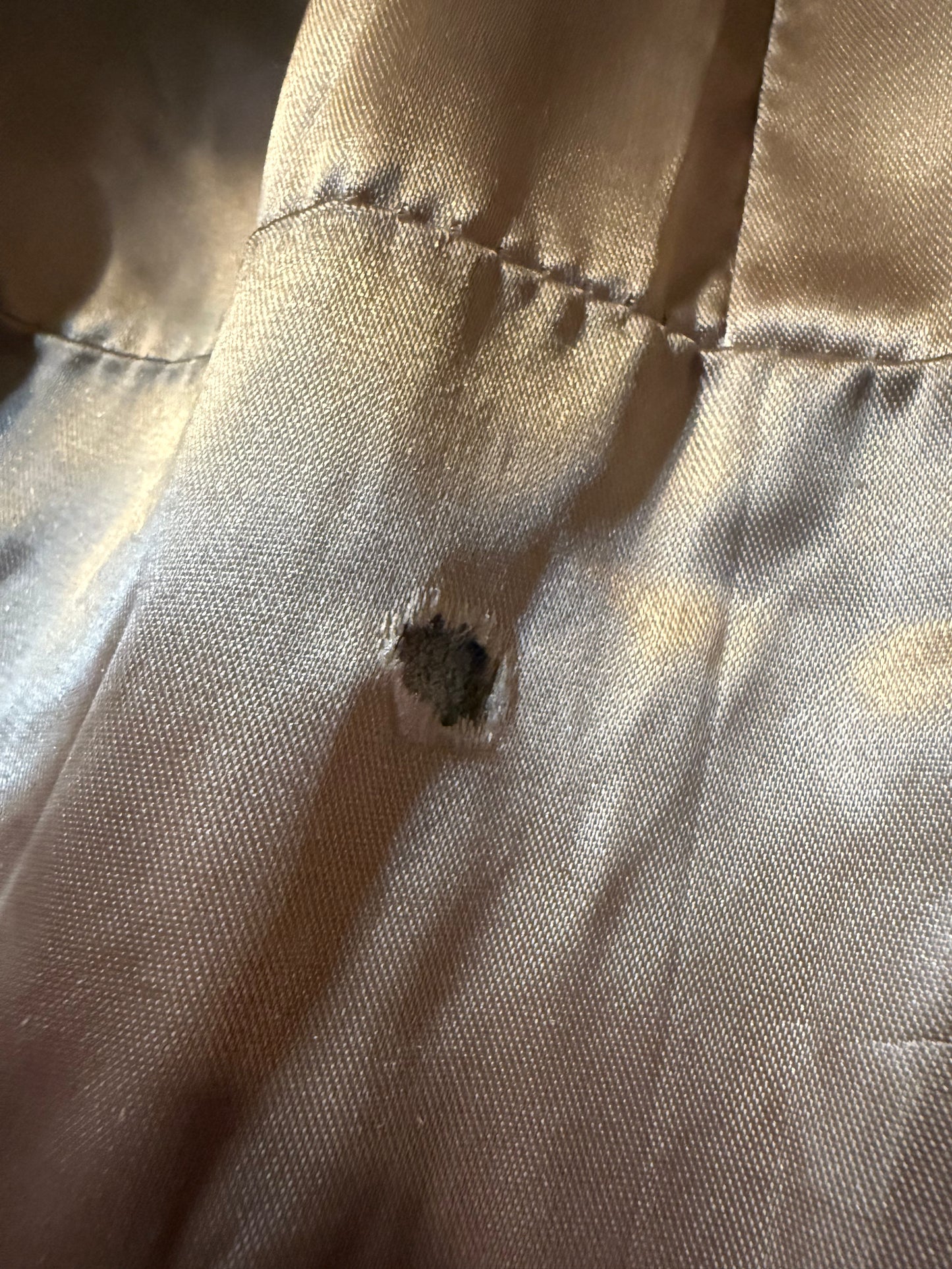 1970s Leather Coat with Lamb Fur Collar, Size Small, Penny Lane