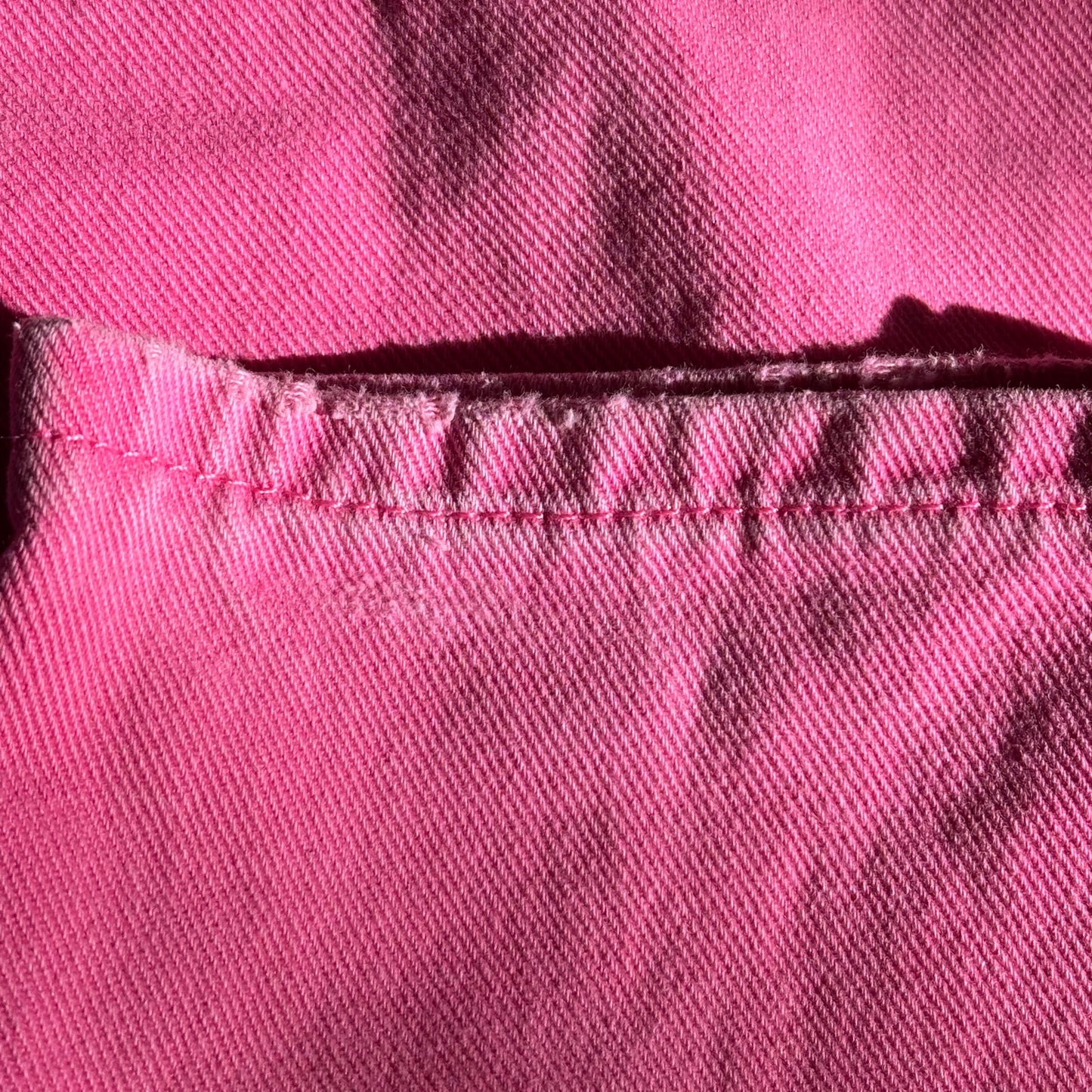 1980s Chic Hot Pink Jeans, Size 8, 28"x28.25"