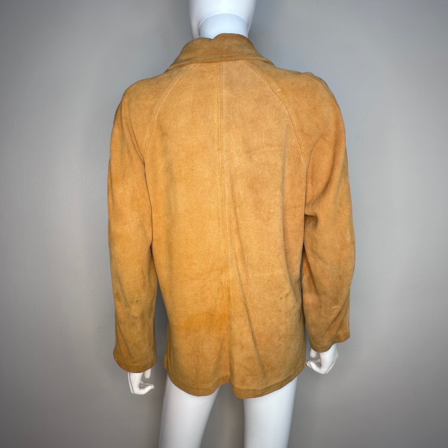 1950s/60s Women's Leather Shirt, Lace Up, Size Small-Medium