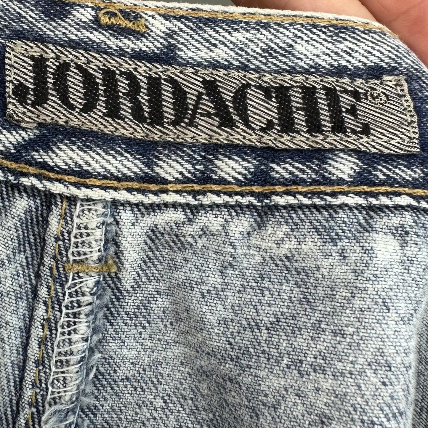 1980s Acid Wash Blue Jean Shorts, Jordache, 26" Waist