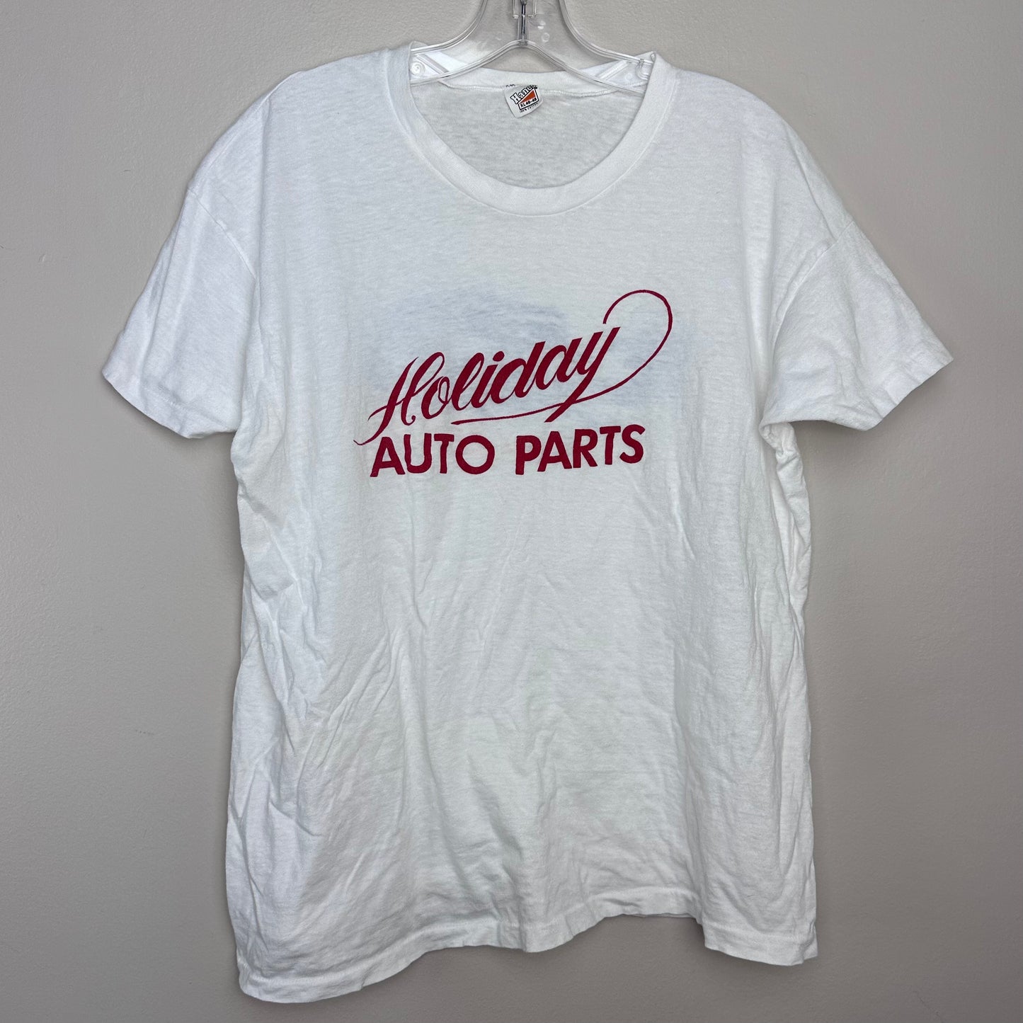 1970s Holiday Auto Parts Hot Rod T-Shirt, Size Large