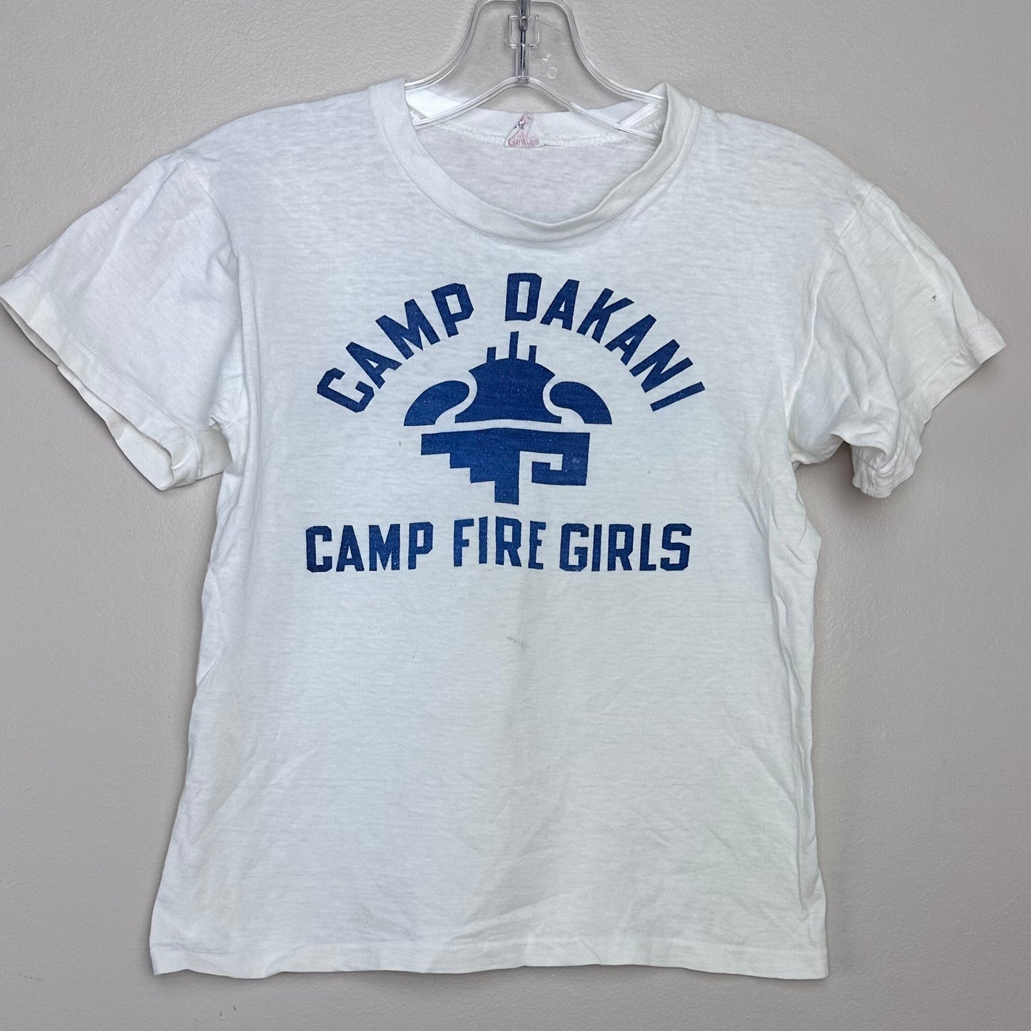 1960s Camp Dakani Camp Fire Girls T-Shirt, Youth Large/Adult XS