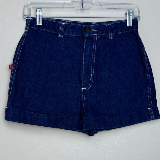 1970s/80s Dark Denim Shorts, Shades, 26" Waist
