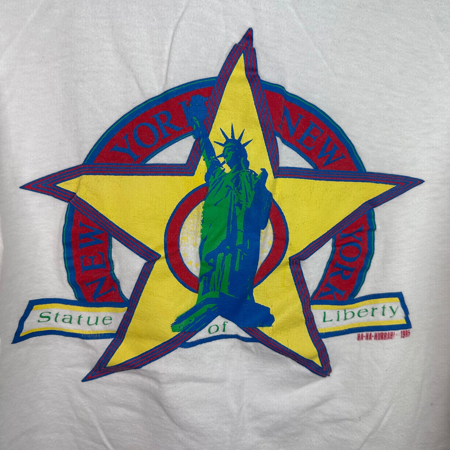 1980s Statue of Liberty New York City T-Shirt, Size M/L