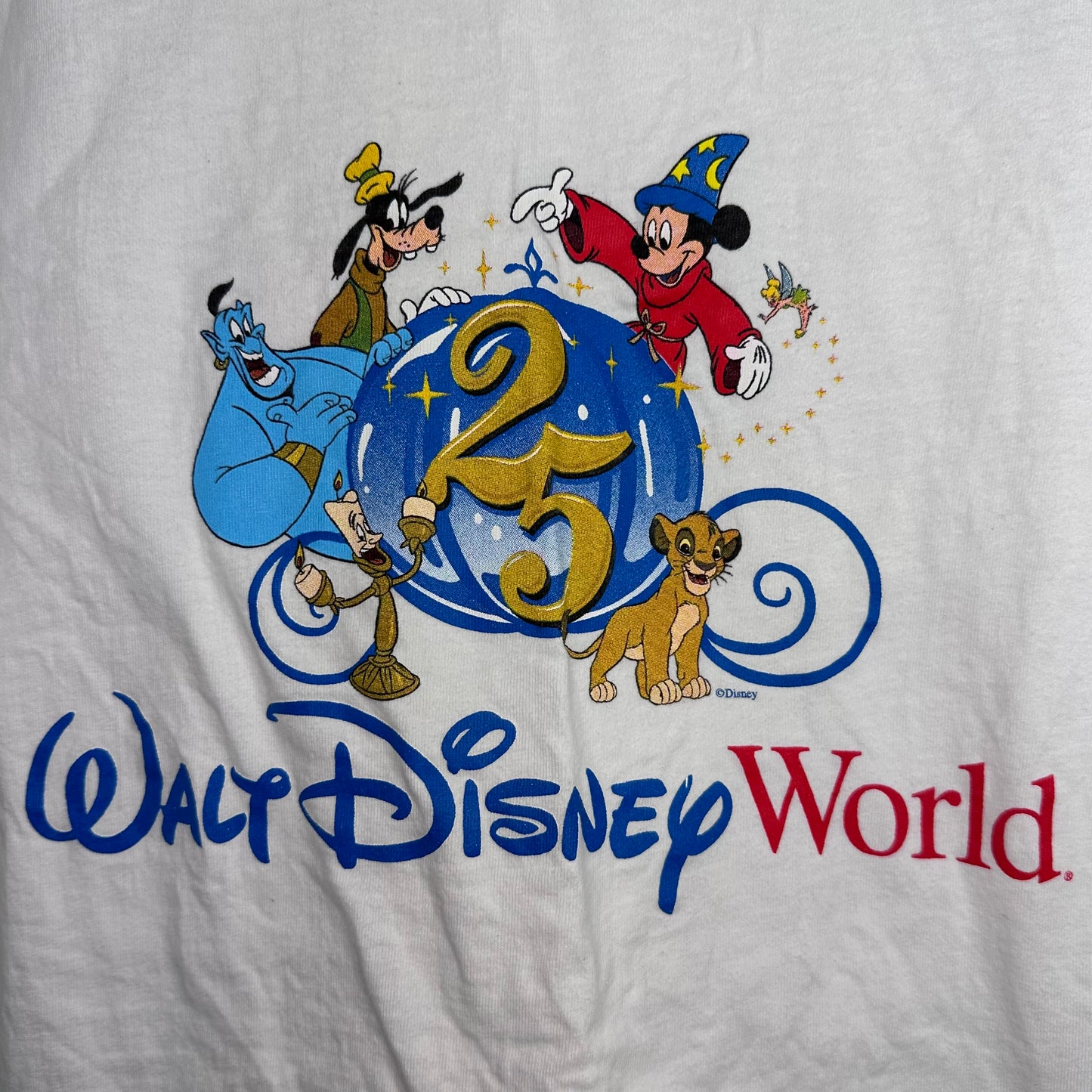 1990s I'm A Walt Disney World Super Fan T-Shirt, Size Large, Cast Member Exclusive