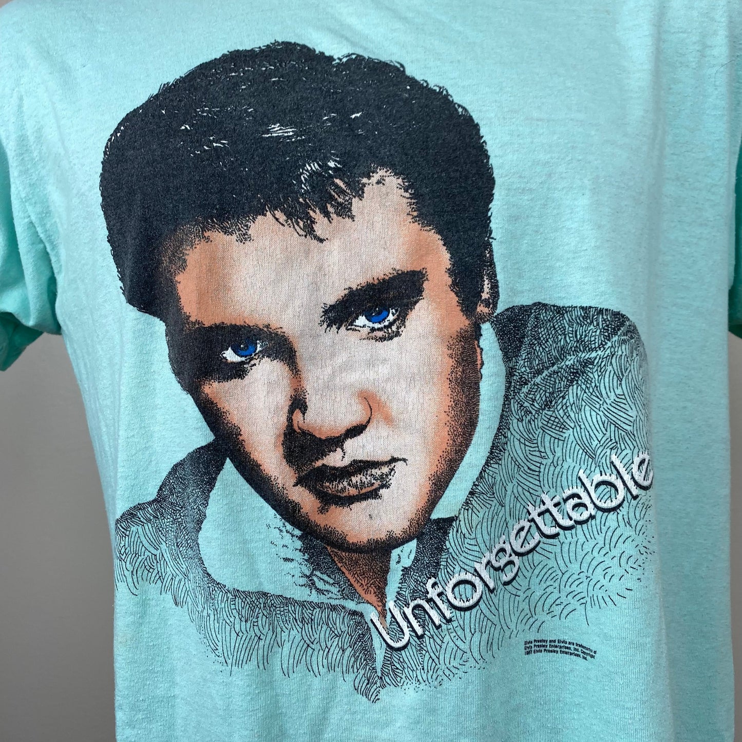 1980s Elvis “Unforgettable” T-Shirt, Screen Stars Size Medium