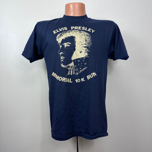 1980s Elvis Presley Memorial 10k Run T-Shirt, Super Screen Stars Size Medium